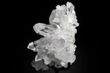 Quartz Crystal Cluster With Rotating Stand - High Quality #229598-2